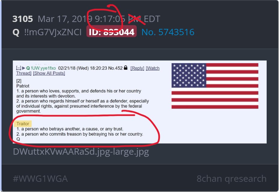 <a href="/RealFletch17/">Fletch17</a> Traitors don't get American Flags...Trump's Truth had multiple meanings today...