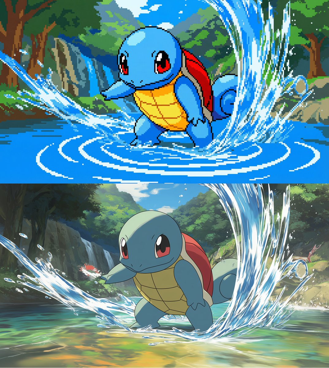 Convert scene to low-res pixel art - Image 1