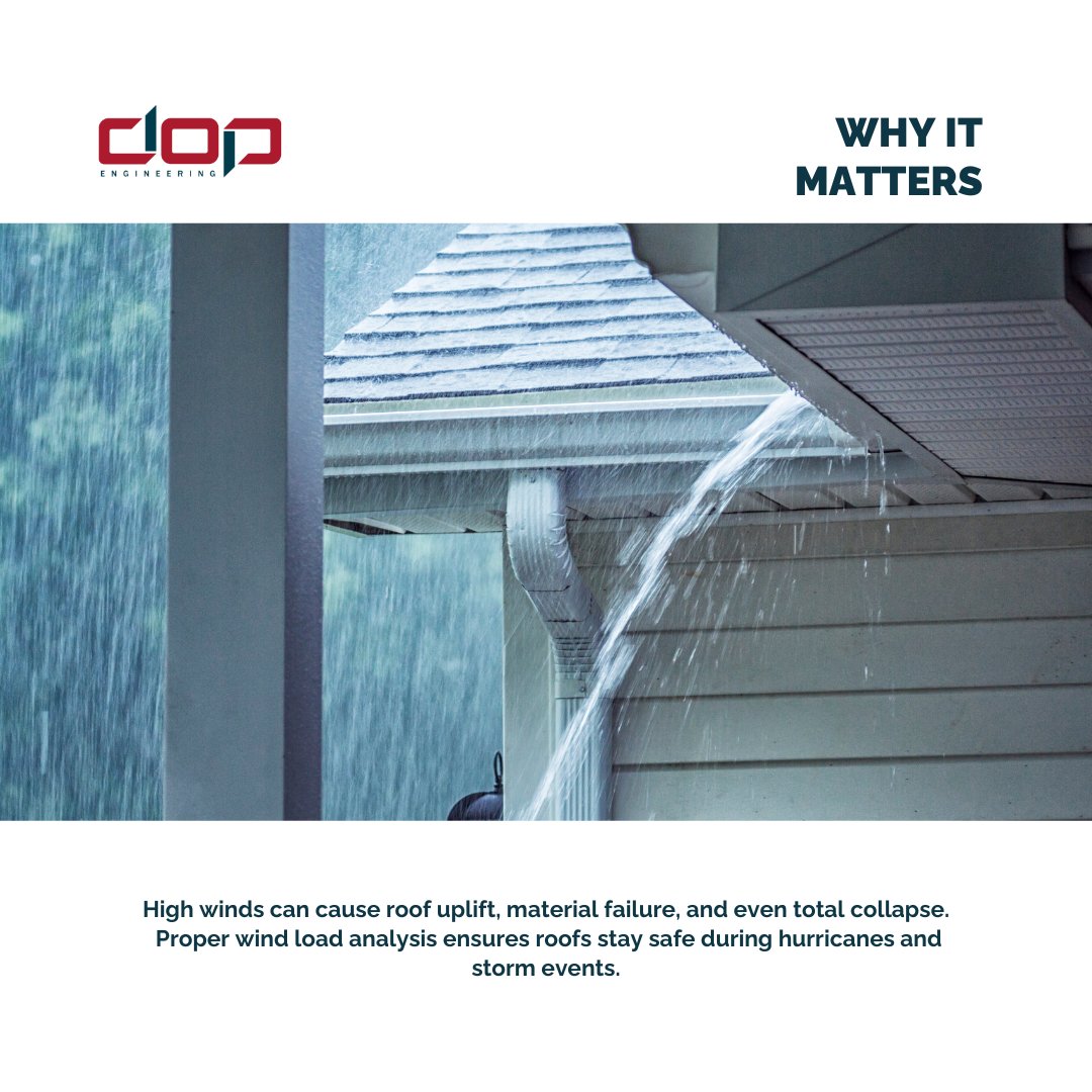 DOP_Engineering's tweet photo. Florida roofs face some of the strongest winds in the country 🌪️

Each roof shape handles storms differently, and knowing those wind forces is key to safer design.

Our new blog, Understanding Wind Loads on Florida Roofs (Part 1), explains how roof geometry affects performance. https://t.co/O1IcQFGgyZ