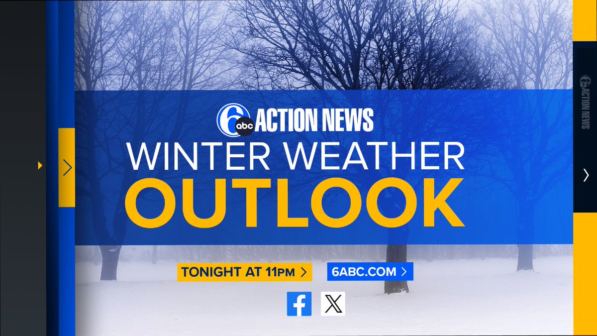 Tune in 11PM on <a href="/6abc/">Action News on 6abc</a>. <a href="/6abcadamjoseph/">Adam Joseph</a> and I will break down the weather pattern to expect this coming winter and what it means for snowfall where you live. Are you "team snow" or "team no snow?"