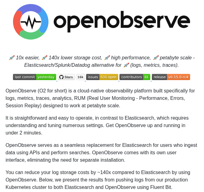 sanketsabharwal's tweet image. open-source platform for observing logs, metrics, and traces