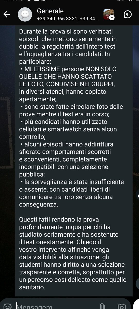erodafocused's tweet photo. vsf eu nao tenho paz 
abro o grupo de alunos do processo seletivo de med italia e teve fraude tbmKKKJKKKKKKKKKKKKKKKKKKKKKK tao pedindo reparação que nem no br https://t.co/mqJnBCwcJz