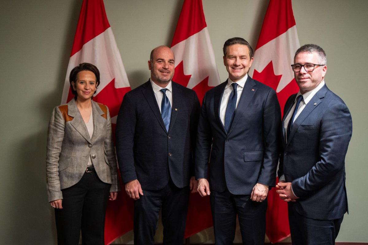 bnaibrithcanada's tweet image. B’nai Brith Canada CEO Simon Wolle met with Opposition Leader @PierrePoilievre, Deputy Leader @MelissaLantsman, and MP @KellyBlockmp over the past two days in Ottawa.

We appreciate their meaningful engagement on the challenges facing the Jewish community and the work B’nai Brith…