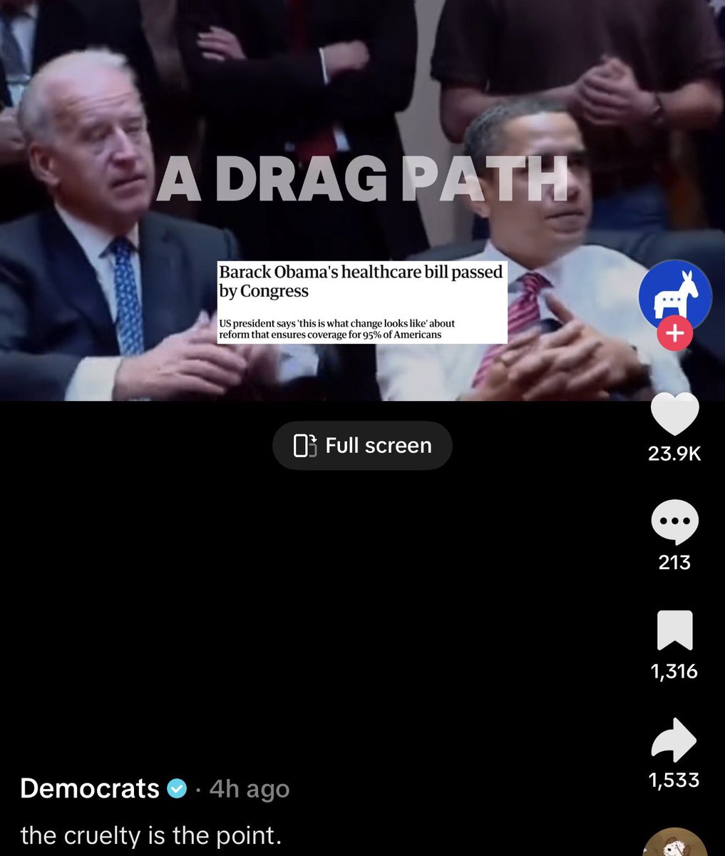 cIancyisdead's tweet image. THE OFFICIAL DEMOCRATS PAGE ON TIKTOK USING DRAG PATH???????????????