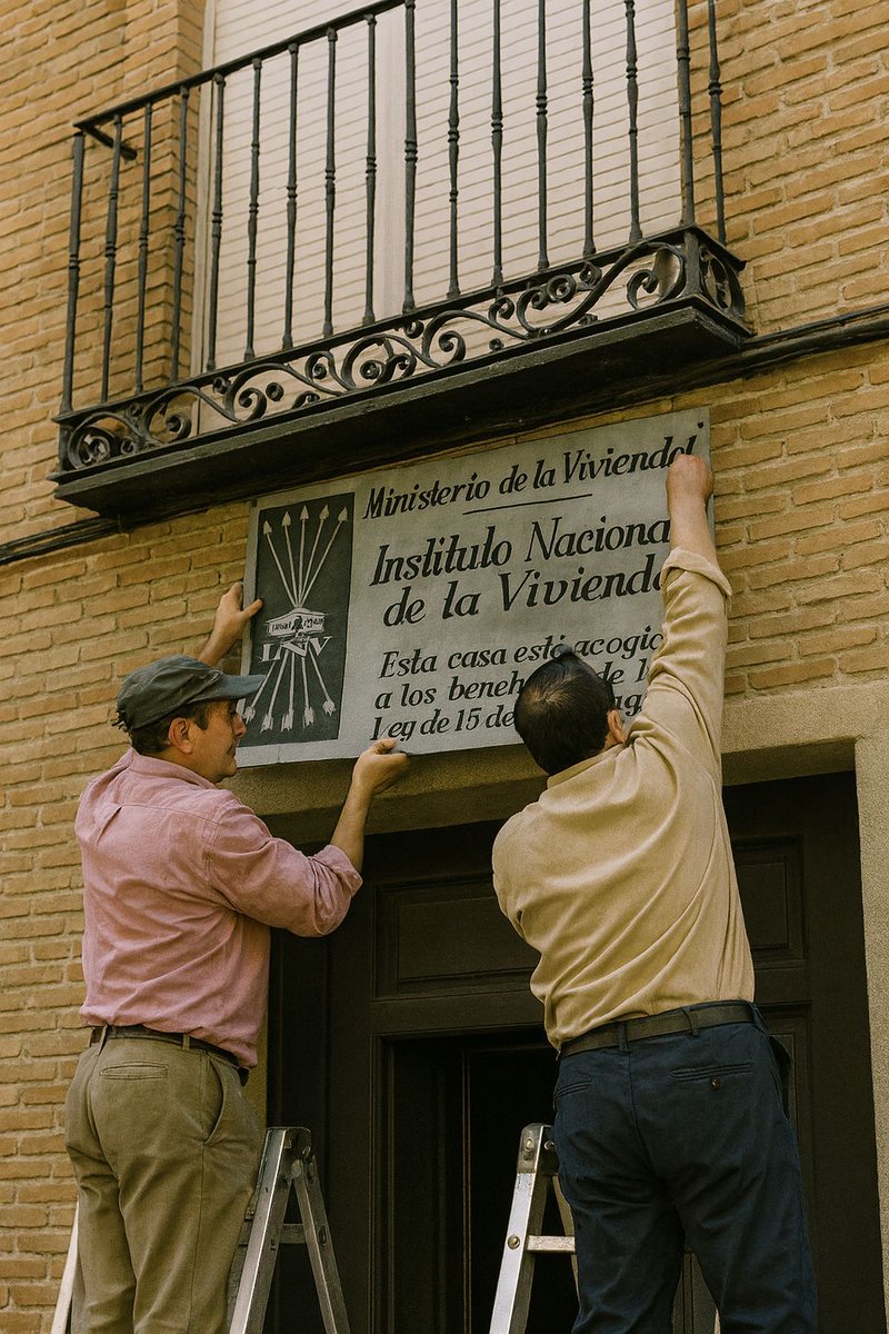 Literalmente el PSOE no está construyendo vivienda y están quitando las placas de Franco para que nos olvidemos de que él sí lo hizo. Te tienes que reír.
