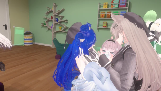 #キタリナQ いってきたよん分身撫でしてもらったりパパママ撫でしてもらったりめっちゃ楽しかった!!kirigoママありがと〜〜つーしょ撮ってくれたまきママもありがとうーーーーー