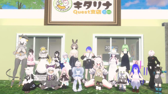 #キタリナQ いってきたよん分身撫でしてもらったりパパママ撫でしてもらったりめっちゃ楽しかった!!kirigoママありがと〜〜つーしょ撮ってくれたまきママもありがとうーーーーー