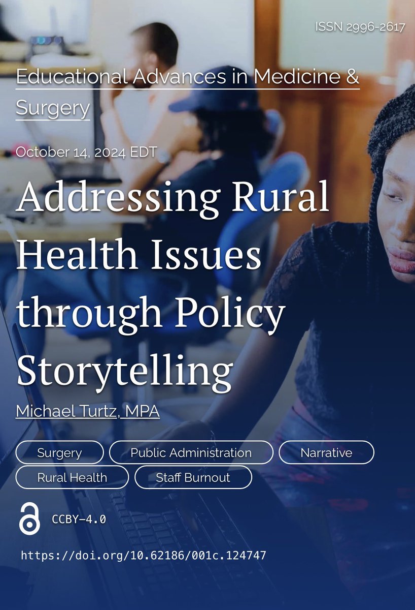 MTurtz's tweet photo. I wrote about the importance of Rural Health and Street Level Bureaucracy - https://t.co/6xpPy5ANuj #NationalRuralHealthDay #PowerOfRural #RuralHealth @ruralhealth @faucollegeofmed @FloridaAtlantic https://t.co/NG9RN2rYPr