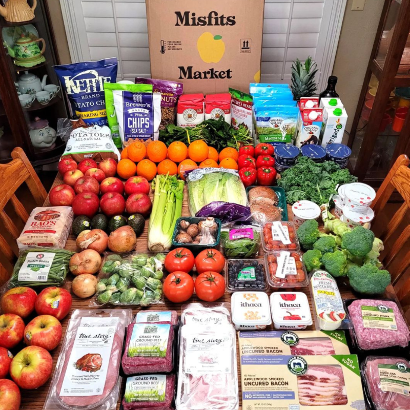 misfitsmarket's tweet photo. Tired of the same old grocery store? Misfits Market brings you high-quality produce and unique finds that make shopping feel like an adventure. Discover new flavors, support farms and small makers, and get groceries you actually look forward to using.