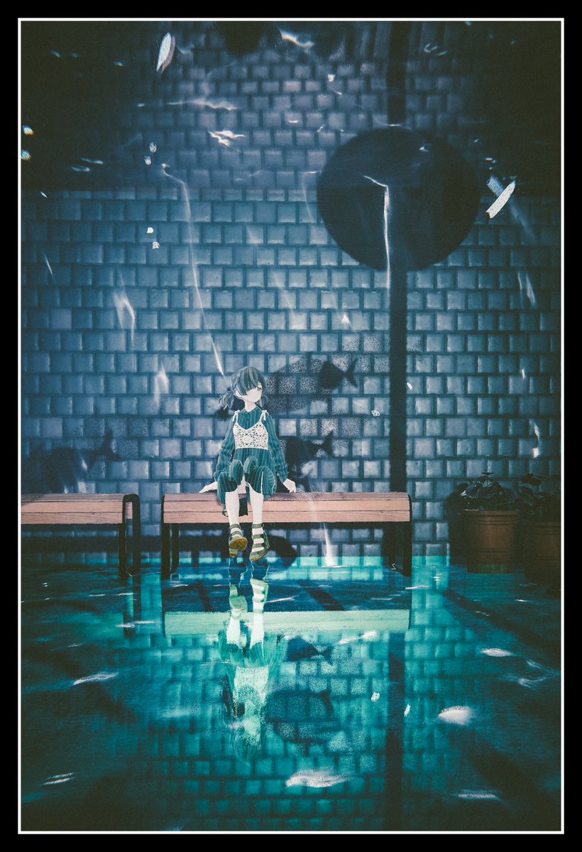 Bismuth833's tweet image. 📸

World: 水底の街夢の残響
By minhoです

#VRChat 
#bisgraphy