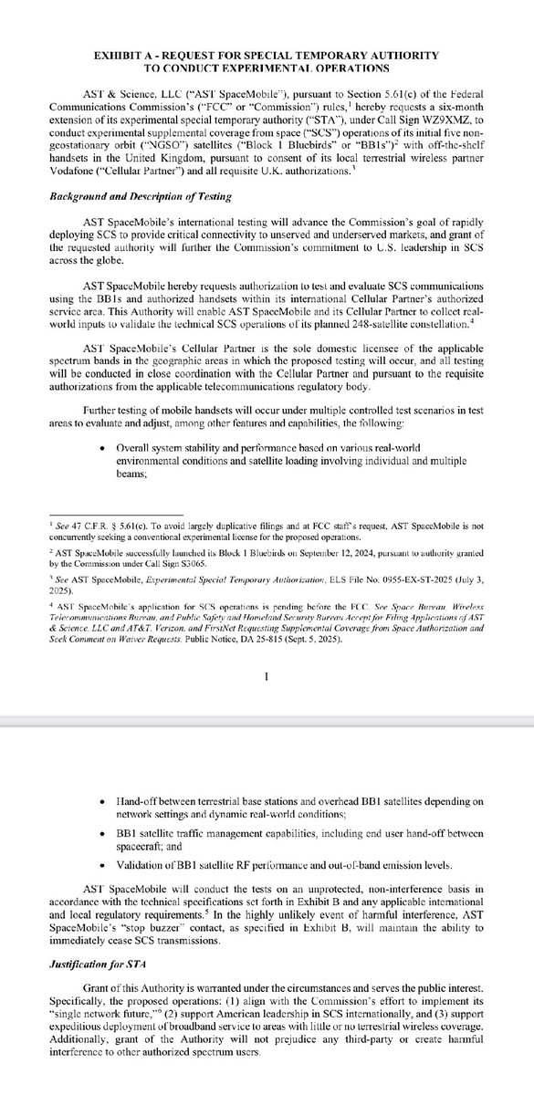 CatSE___ApeX___'s tweet image. 🚨 AND HERE COMES THE $ASTS UK TEST EXTENSION APPLICATION 🚨

apps.fcc.gov//els/GetAtt.ht…