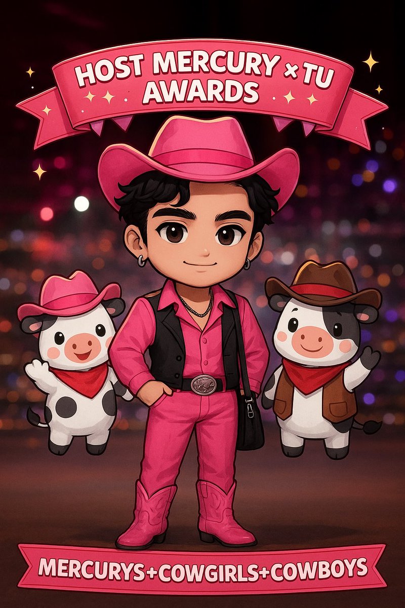 NoviaDelGatuno's tweet image. El premio a crush del año y portada del año es para.... AARÓN MERCURY

HOST MERCURY X TU AWARDS