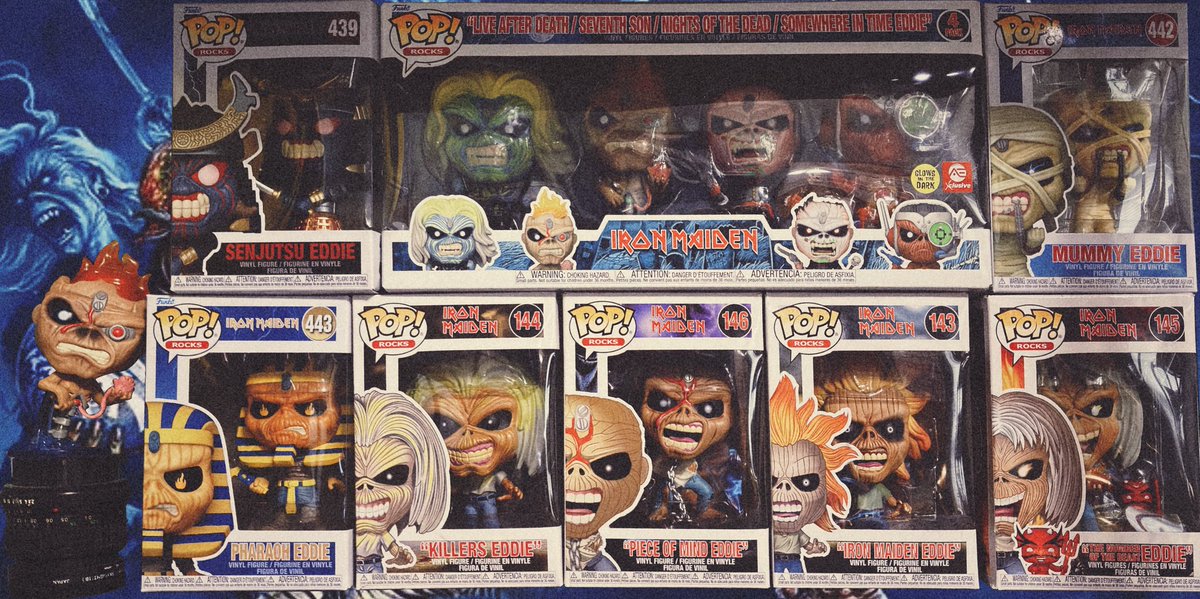 LDDLMikeD's tweet image. I am shook by the Funko news. I have collections to finish AND I’ve been waiting for them to come out with a Trooper Eddie among some others. Let’s hope they can navigate their way back to the top eventually. #funkopop #ironmaiden #thetrooper