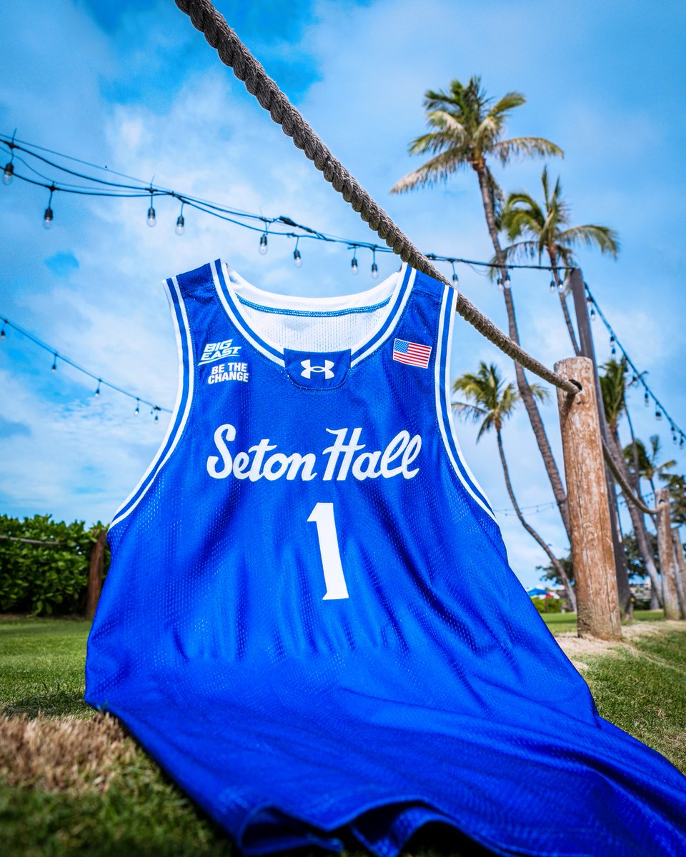 SetonHallMBB's tweet image. Aloha, Pirate Nation 🌴

#DDD