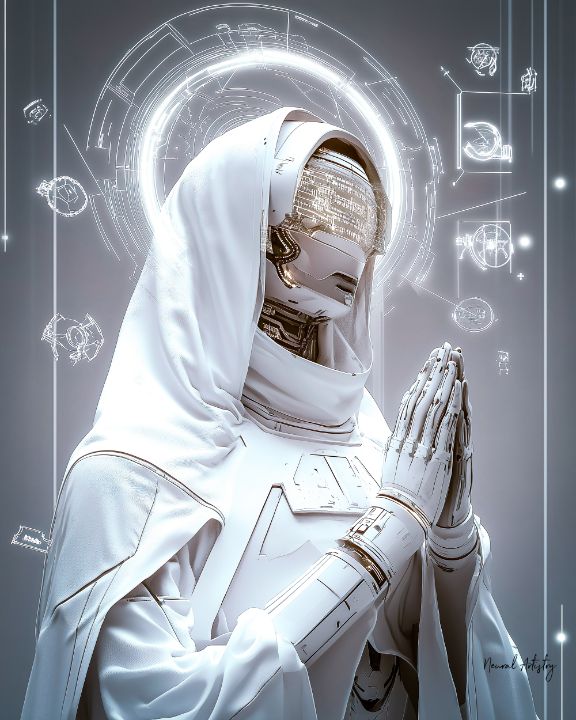 __neural__'s tweet image. Art of the Day! &quot;Digital Sanctity&quot;. Buy at: ArtPal.com/neural-artistr…