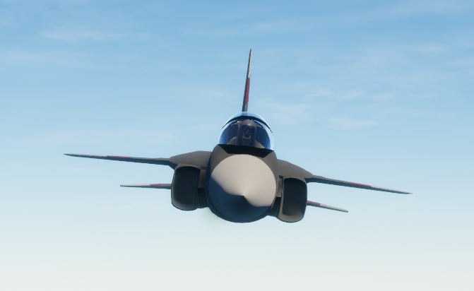 Flyout device 

Swing wing MiG-23xF-20 ish thing