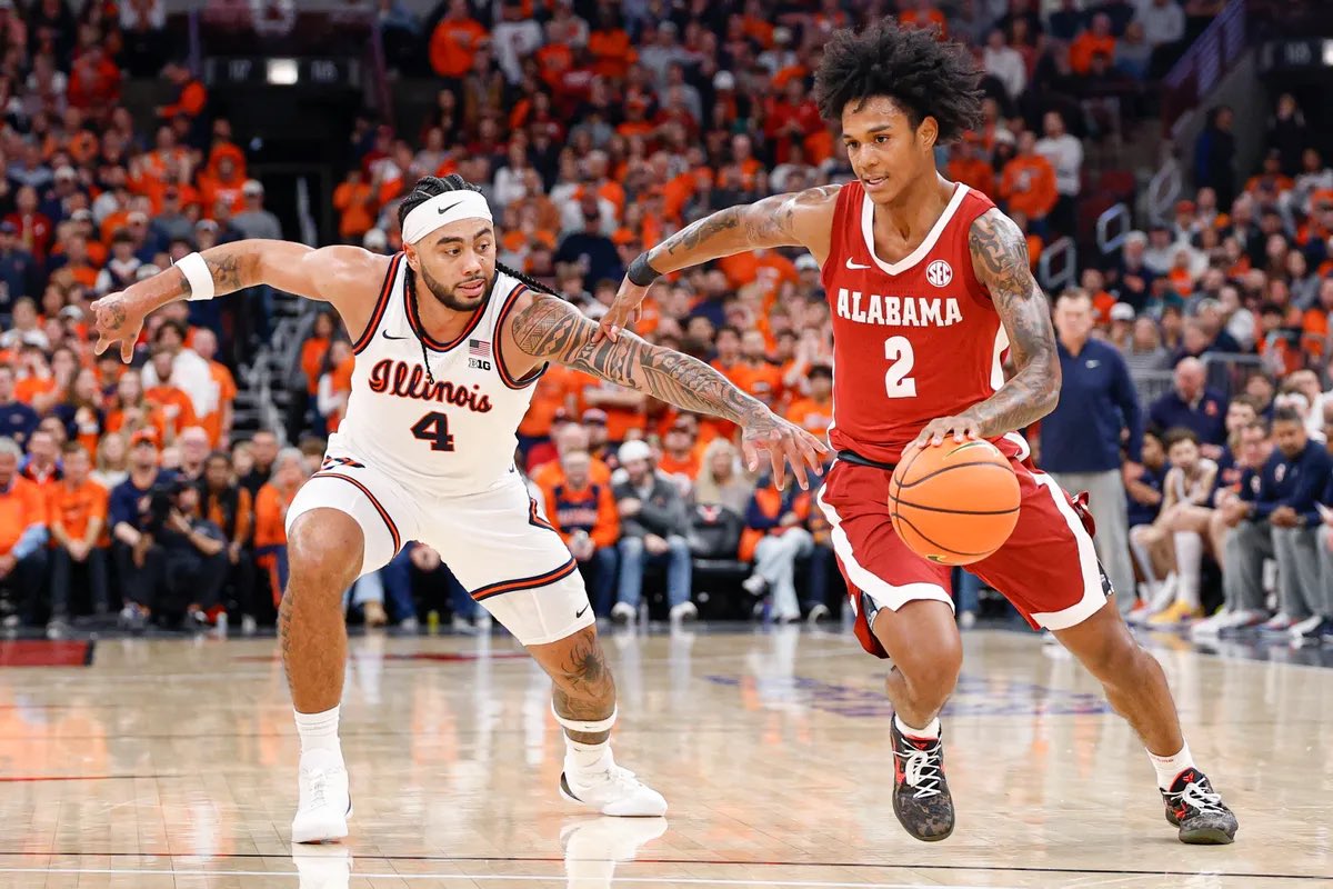 echildscbb's tweet image. What a thriller in Chicago as 11. Alabama takes down 8. Illionois 90-86

*Aden Holloway and Labaron Philon continue to show why they are some of the best guards in the country

*Andrej Stojakovic has improved from his tenure at Cal, and Stanford. A true all around scorer.