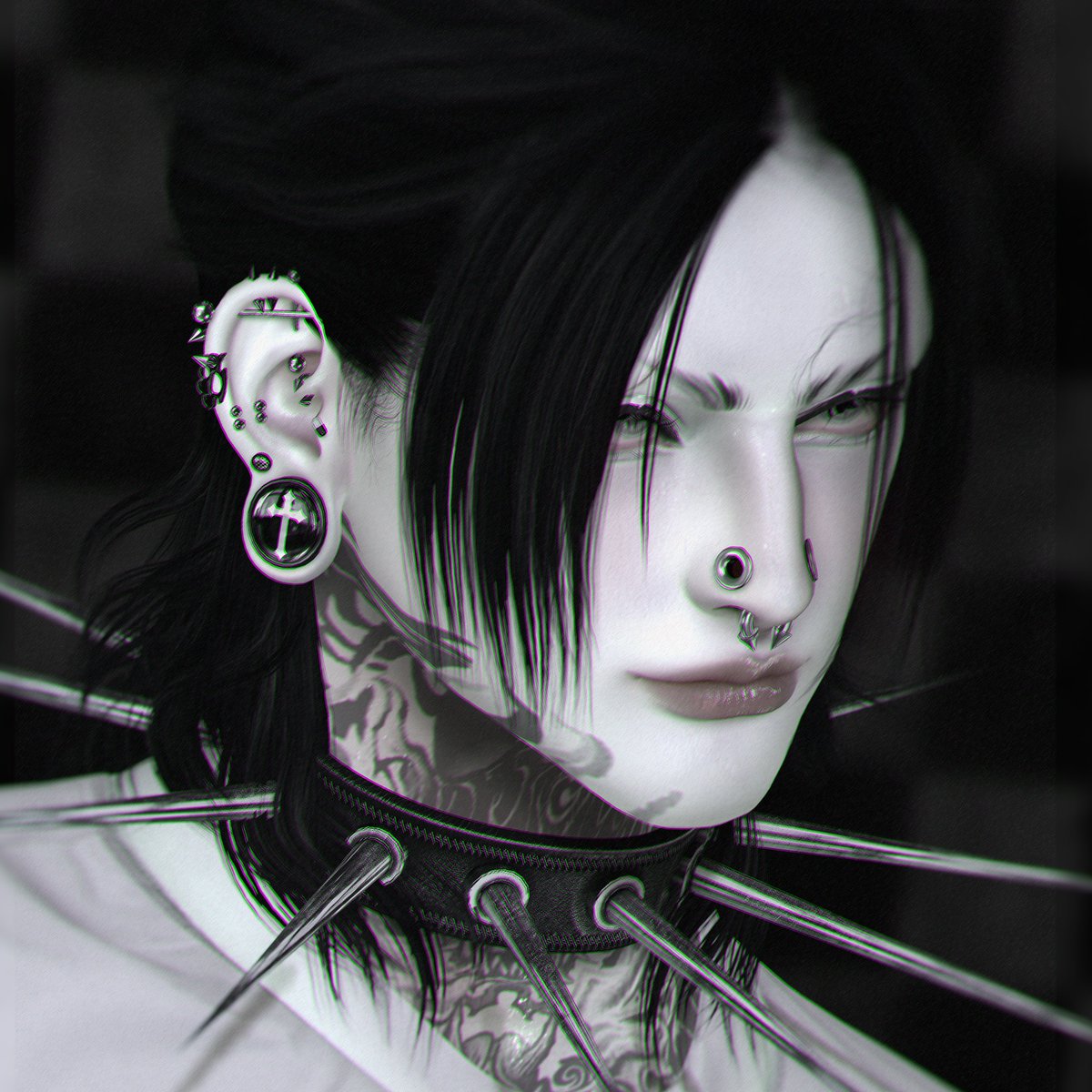 SedatedDoll's tweet image. alsoo some colourful gauge&apos;s for sabbath