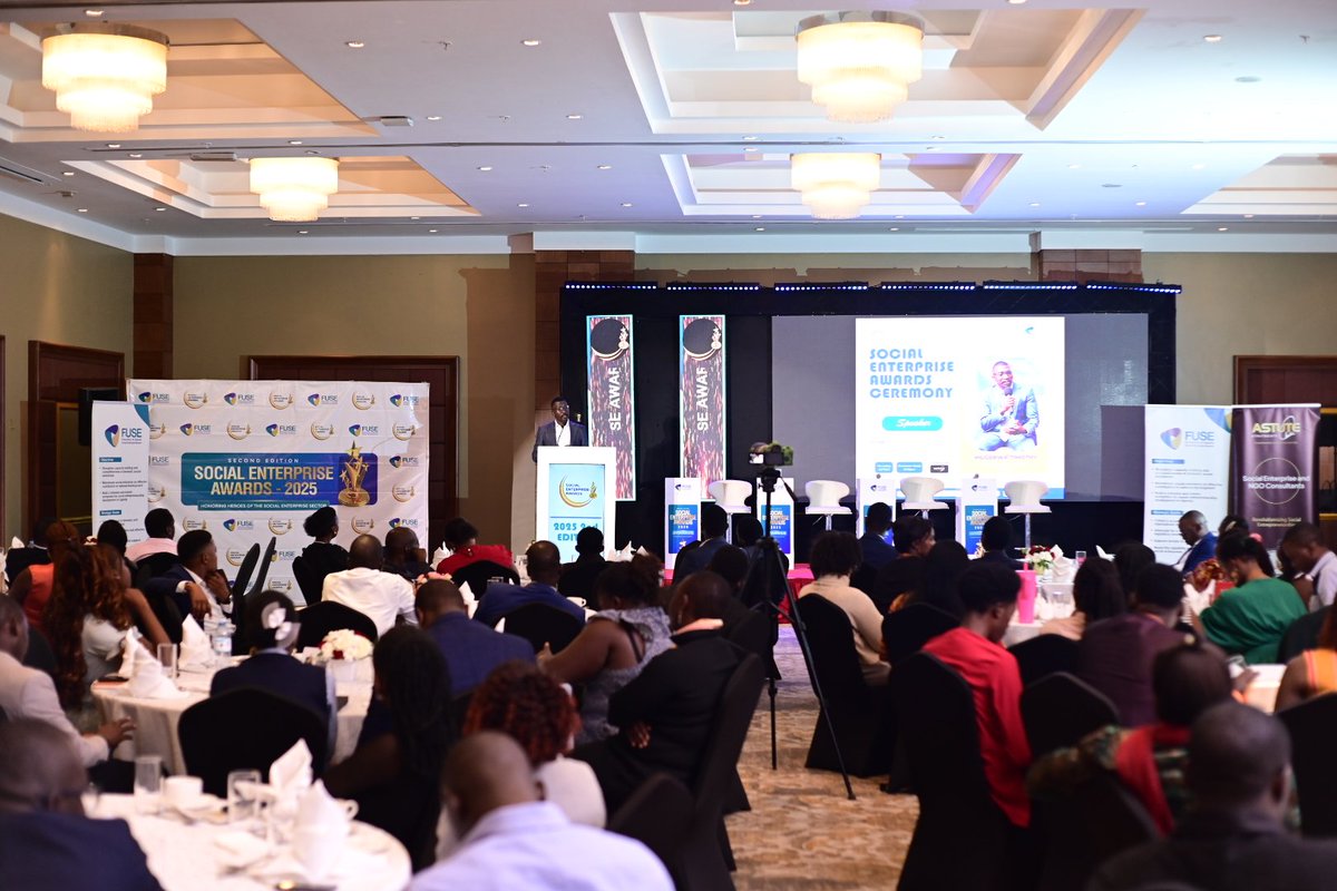 In his speech, Mugerwa Timothy, CEO &amp; President of FUSE, highlighted the remarkable progress made since our launch on 8th May 2025 &amp; FUSE plans for 2026
He also invited all social entrepreneurs &amp; supporters to join FUSE &amp; be part of a mov't that is growing the sector.