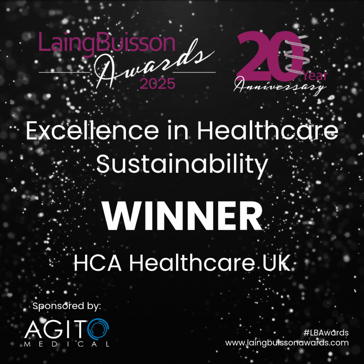 PHCI_LB's tweet image. Congratulations to @HCAHospitalsUK for winning the Excellence in Healthcare Sustainability Award.

A comprehensive sustainability programme with strong initiatives from lower-carbon inhaler adoption to wider use of reusable items.

Sponsored by Agito Medical. #LBAwards