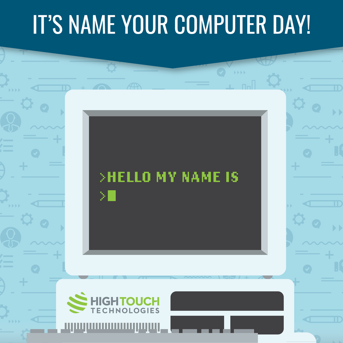 Ever talk to your computer like it can hear you?

With AI chiming in on half our tasks… it kinda feels normal now. 😅

#NameYourComputerDay is your excuse to make it official.

“The Notorious CPU,” “CTRL + ALT + DELilah,” “Bytey McByteface” — what’s yours called?