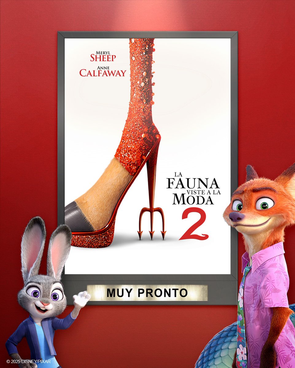 🎬Jueves de estrenos y risas aseguradas 😂🤣
Y por lo visto… estos títulos solo confirman una cosa: ¡cada vez falta menos para volver a Zootopia!

🐰🐍🦊 #Zootopia2 llega este 27 de noviembre, solo en cines. ¿Ya tenés a tu acompañante listo? 🍿👇