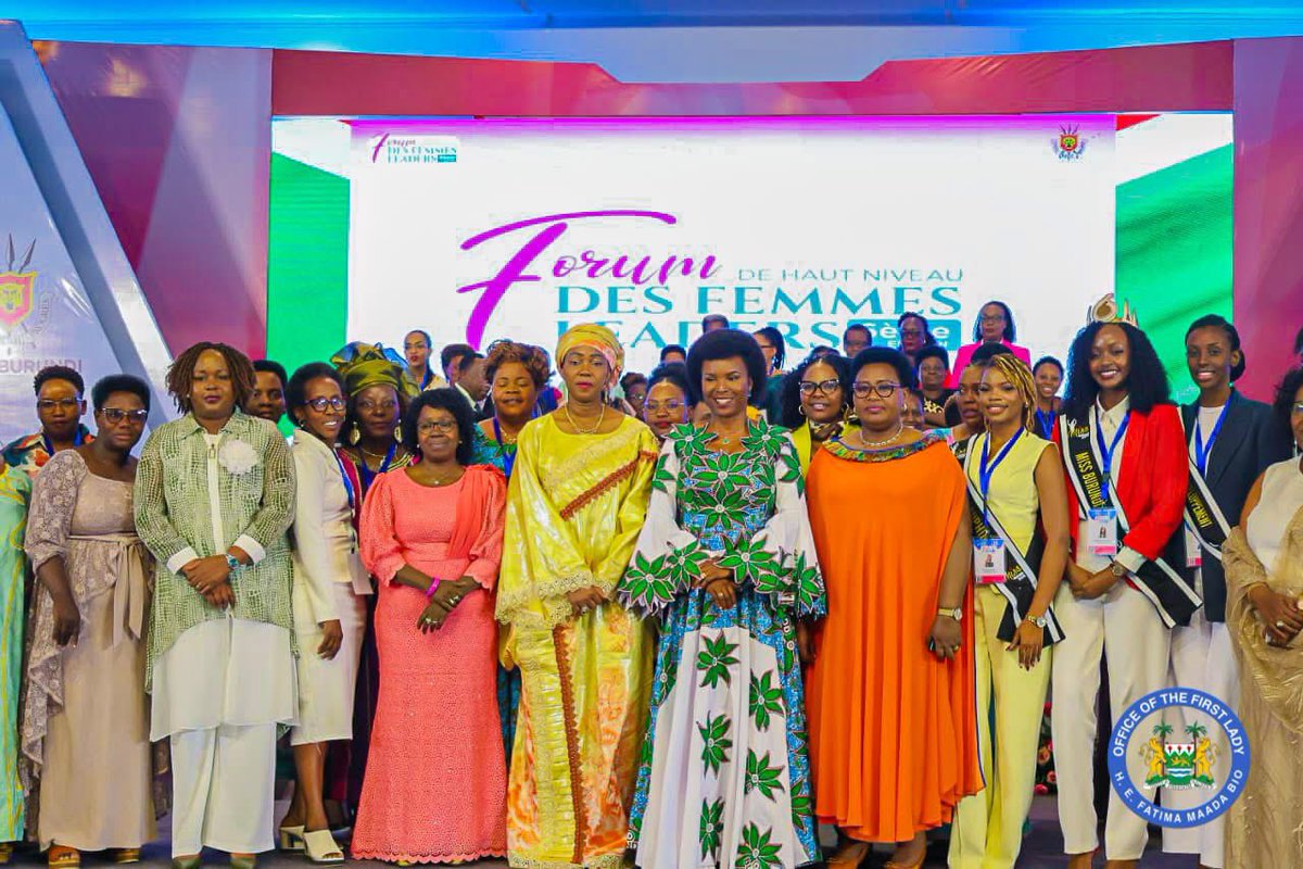 FirstLadyBio's tweet image. This afternoon, I had the honor of delivering a speech at the 6th Edition of the High-Level Forum of Women Leaders in Burundi, focusing on “Attentive Care from Childhood to Puberty for Harmonious Development.” This theme resonates deeply with my ongoing Hands Off Our Girls…