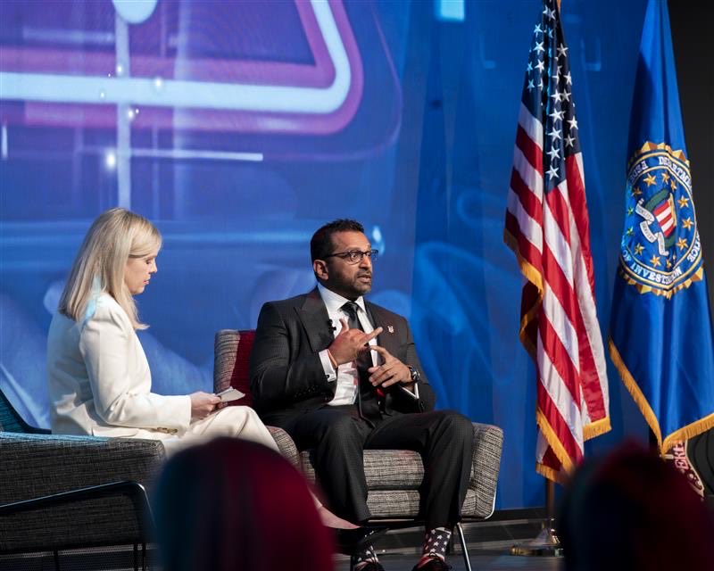 FBIDirectorKash's tweet image. Addressing the Domestic Security Alliance Council (DSAC) - critical partners for the @FBI in defending the homeland and protecting American lives.

The threat landscape here at home is always changing, which means the FBI is constantly adapting and updating our infrastructure…