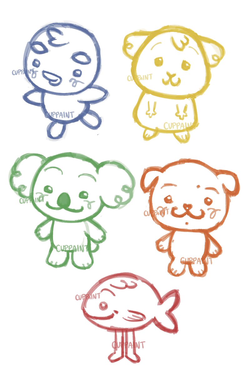 nuriawrs's tweet image. Los santos animales o no se como ponerles #STBV