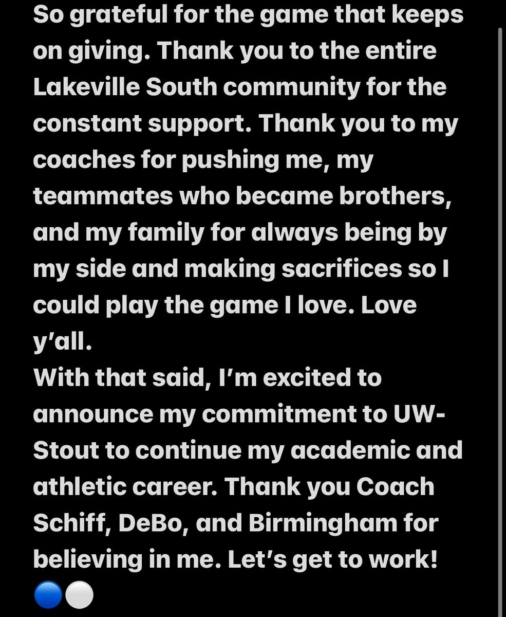 OscarCash_99's tweet image. Committed. 
#brotherhood #S4L #TPC 
@LSHSCougarsFB @UWStoutFootball