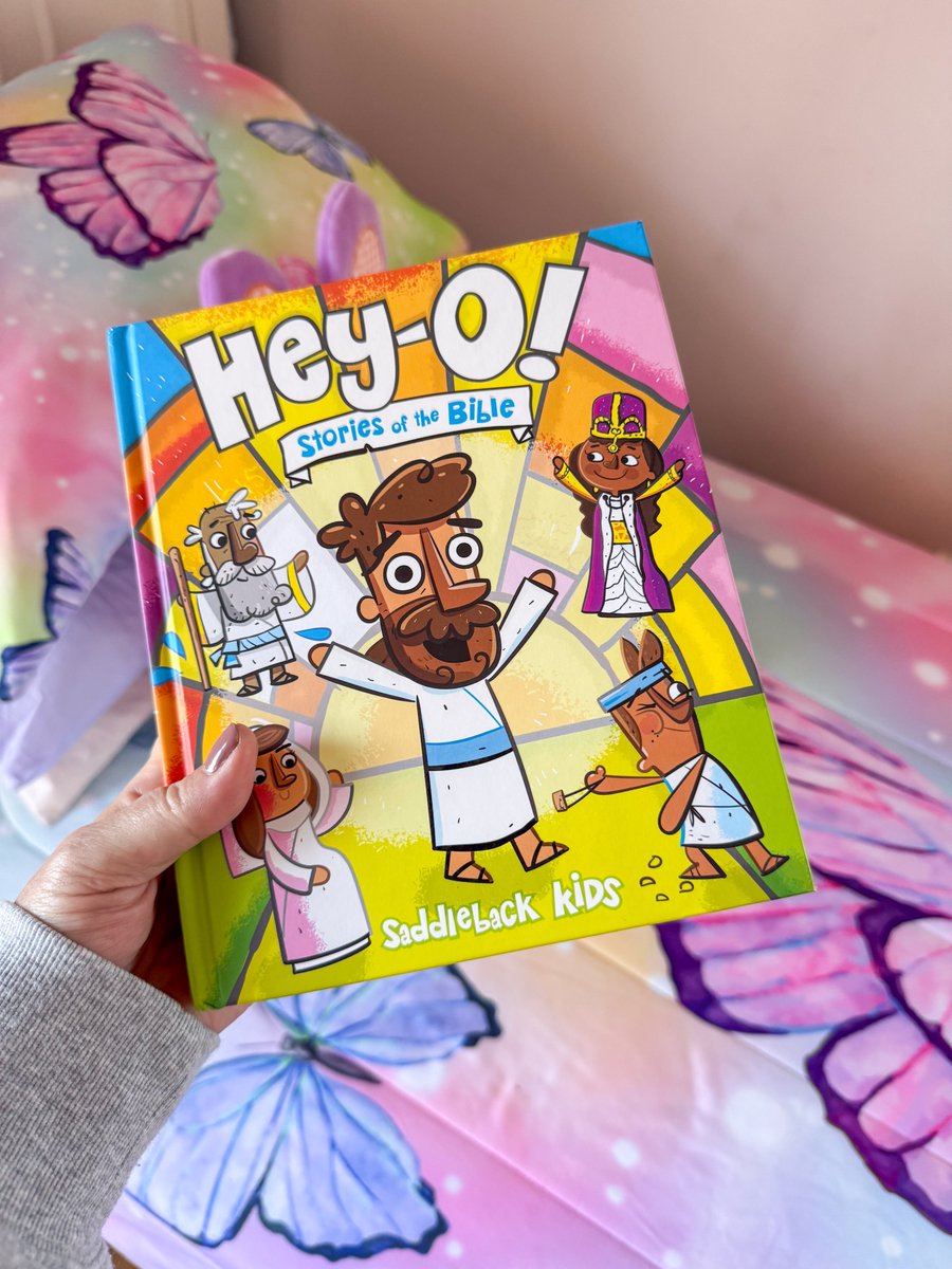 ✨📚“Hey-O! Stories of the Bible” is officially out! AD My kids loved the stories (Jonah + the Fish is a fave 🐳💛). Includes ONE QR code linking to biblically accurate, engaging animated videos for kids! 🎬✨

Now available at Walmart! Snag yours today! ✨