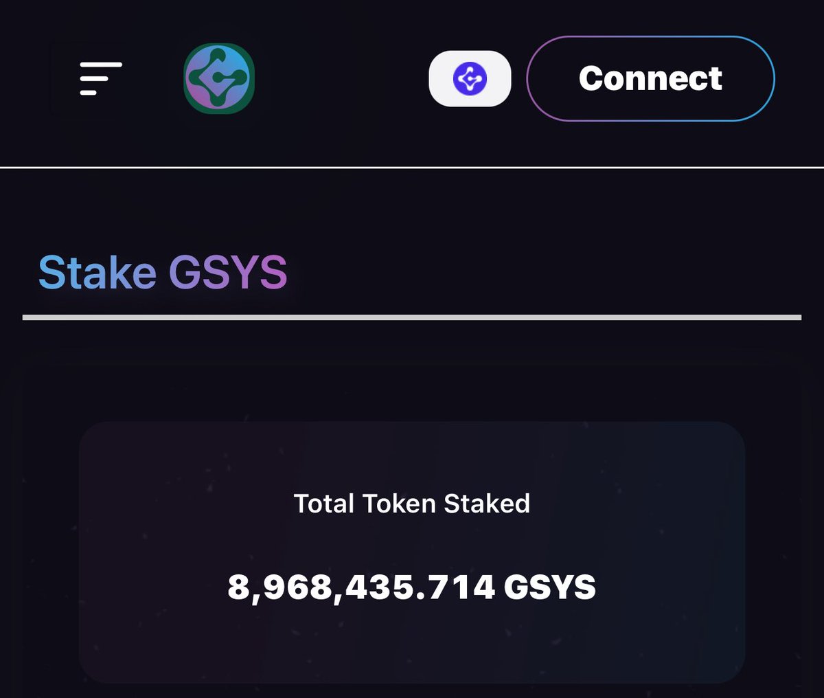 🚨 HISTÓRICO EN GENESYS NETWORK 🚨

Por primera vez desde el nacimiento del proyecto, hoy existen más $GSYS en staking que $GSYS disponibles en todos los intercambios centralizados.

Esto significa una sola cosa:
Estamos a punto de generar un shock de oferta nunca antes visto.
