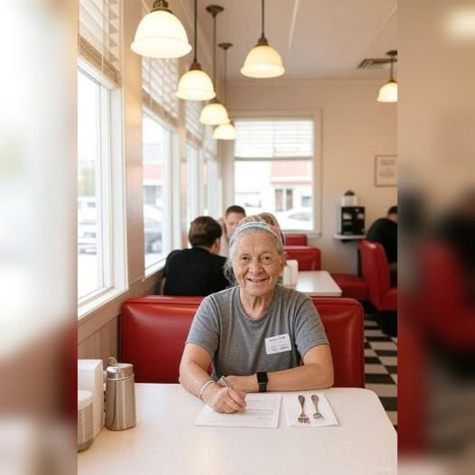 KateriSeraphina's tweet image. Je m’appelle Holly. J’ai 79 ans. Je fais le service de 4 heures du matin au diner de Hattie depuis 32 ans. Pas parce que j’ai besoin d’argent — ma pension est suffisante. Mais le service de nuit, c’est mon moment. Les gens qui viennent ici ? Ce sont ceux que personne d’autre ne…