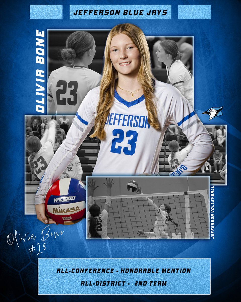 CONGRATULATIONS to our Sophomore 🤩LIV BONE🤩 for her Post Season Honors! She ended her 1st year of Varsity w 151 Kills! Looking forward to seeing what she will continue to do! <a href="/LiveStreamSTL/">Live Stream STL</a> <a href="/STLhssports/">STLhighschoolsports</a> <a href="/myleaderpaper/">Leader Publications</a> <a href="/KFMOsportsVB/">KFMOsports</a> <a href="/PrepDig/">Prep Dig 🏐</a>