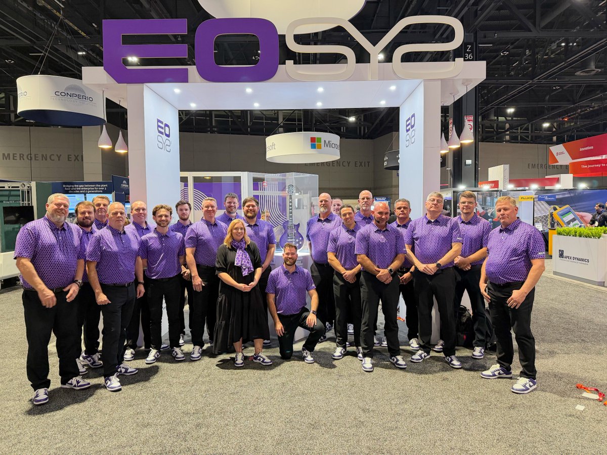 eosysgroup's tweet image. Thank you to all of our employee-owners who represented EOSYS at this year’s @ROKAutomation Fair, and thank you to everyone who stopped by to see us this week. Another great Automation Fair in the books. #ROKEvents