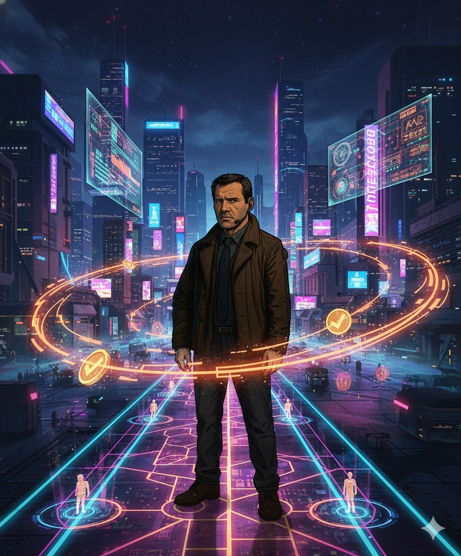 _gboye's tweet photo. Picture this: your AI vacuum cleaner buys itself an upgrade.
Without asking you.
Chaos, right?

That’s why identity matters in AI.
Deckard uses ERC-8004 to define “who” an agent is.
X402 payments prove what it actually does in the world.

future of AI: @DeckardAgent &amp; $DECKARD. https://t.co/JUKGMS8Mb2