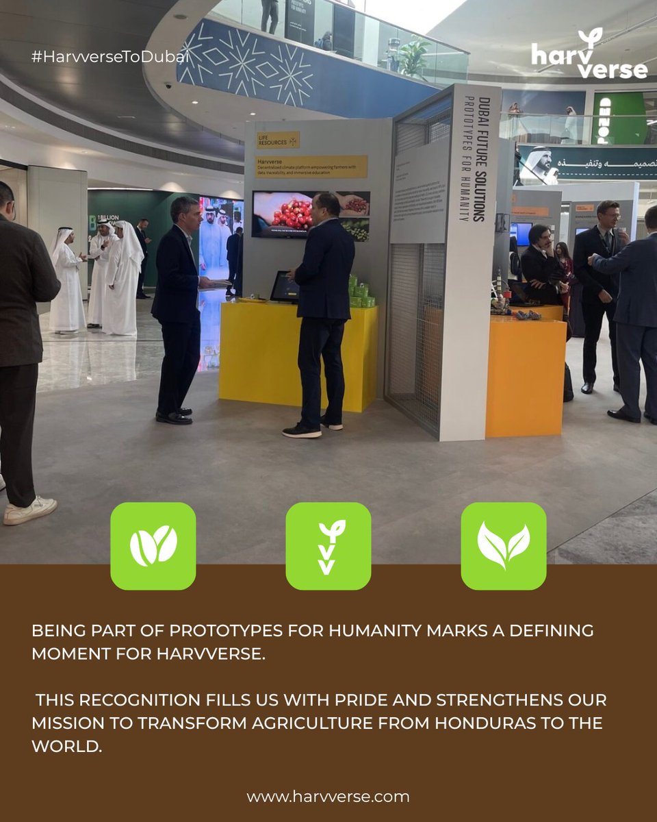 harvverse's tweet image. Proud to be among the Top 100 at @PrototypesforH  A meaningful milestone for Harvverse — and just the beginning. 🌱
#PrototypesForHumanity2025 #PrototypesForHumanity #DubaiFuture #DubaiCulture #CreativeDubai