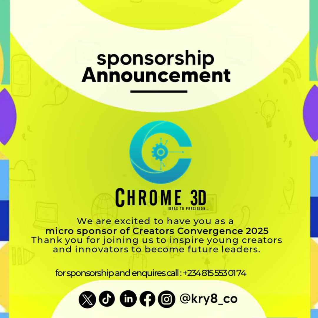 kry8_co's tweet photo. We’re thrilled to introduce the incredible partners powering Creators Convergence 2025! 

This year’s edition wouldn’t be possible without the support of forward-thinking organizations who believe in the vision of a stronger, more connected creator and digital economy. https://t.co/berwFh92kv