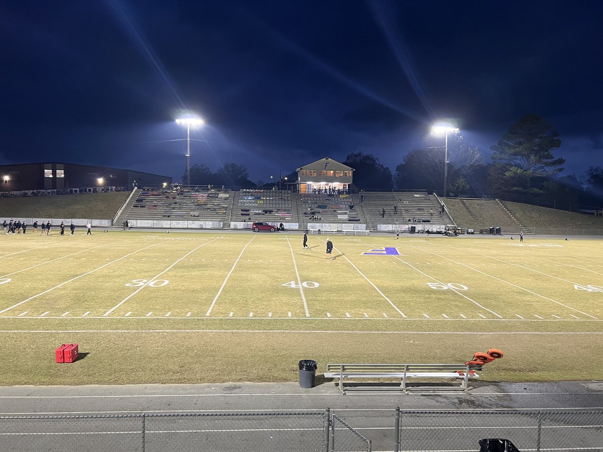 WWICRADIO's tweet image. Our view for tonight’s Scottsboro/Fairview playoff game.