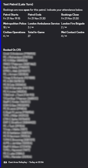 East Area Roleplay tweet media