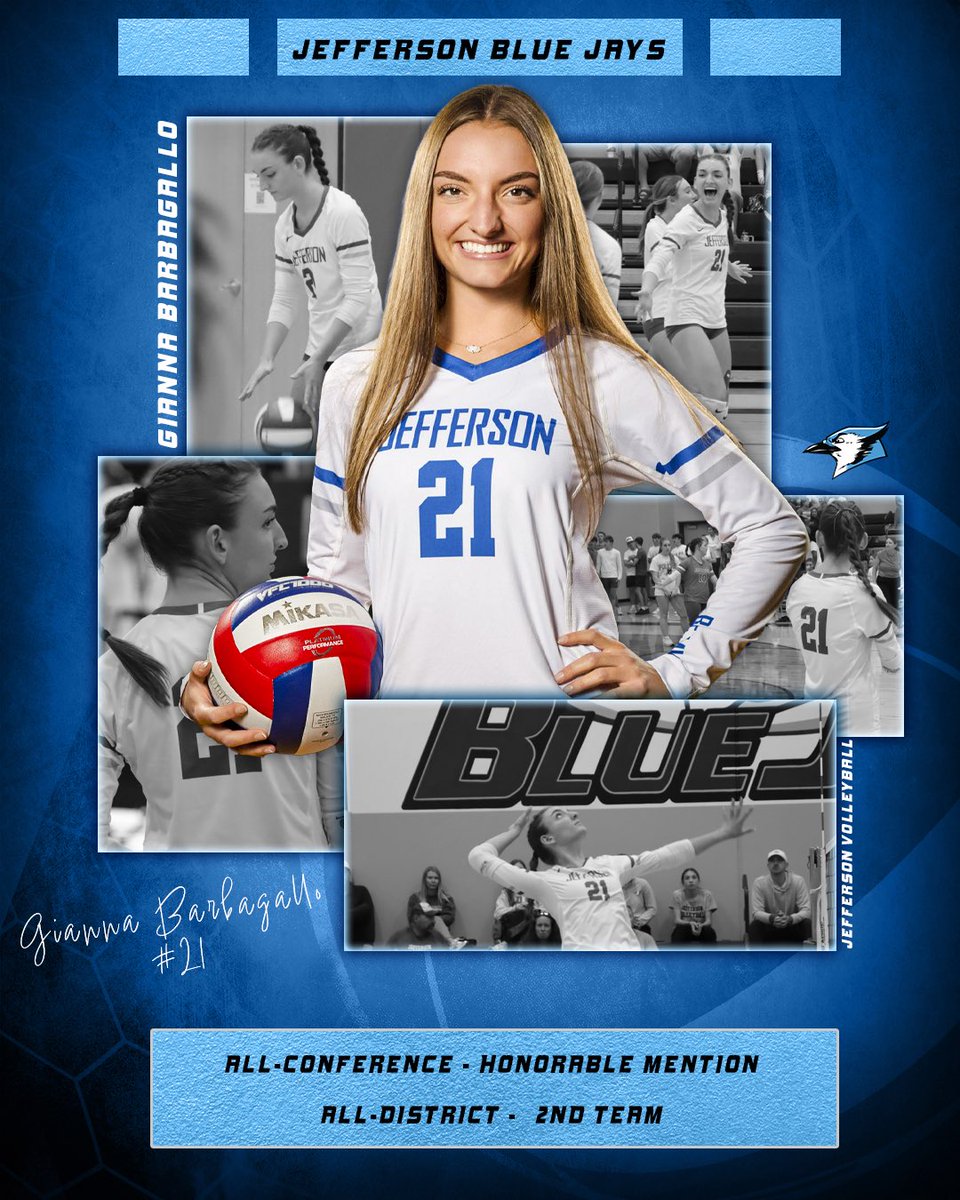 CONGRATULATIONS to our Sophomore 🤩GIANNA BARBAGALLO🤩 for her Post Season Honors! She ended her 1st full year of Varsity w 118 Kills 32 Aces 146 Srv Pts &amp; 25 Blocks! Bright future here! 😎<a href="/LiveStreamSTL/">Live Stream STL</a> <a href="/STLhssports/">STLhighschoolsports</a> <a href="/myleaderpaper/">Leader Publications</a> <a href="/KFMOsportsVB/">KFMOsports</a> <a href="/PrepDig/">Prep Dig 🏐</a>