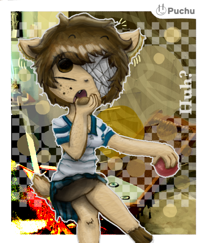 She’s eating a Panucho by the way #anthroart