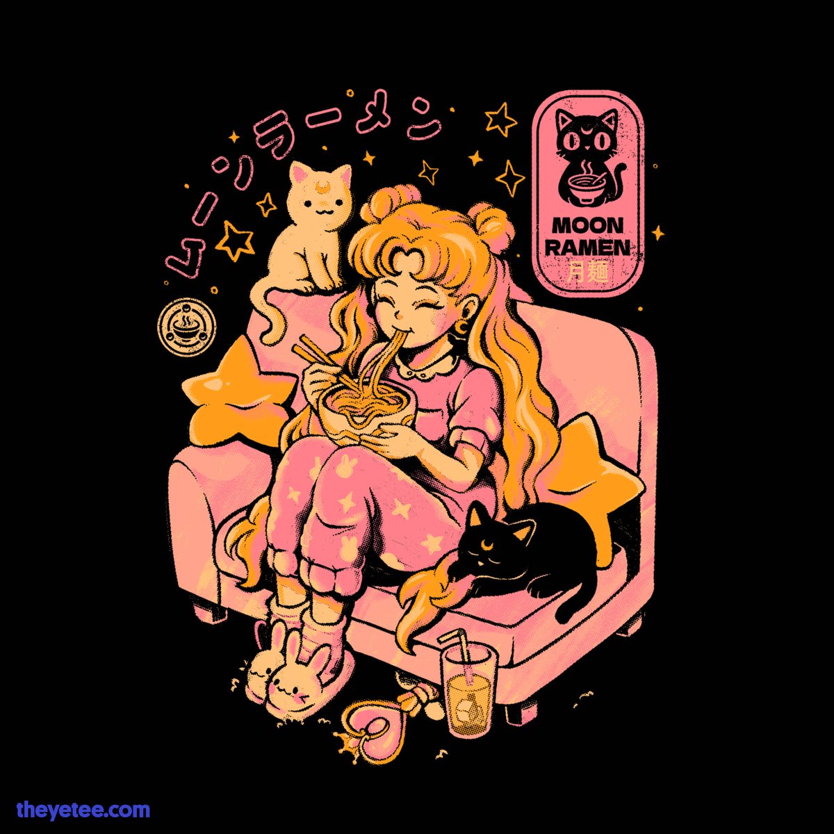 月野うさぎ 「Trust us, this is consider a lite midnig」|The Yetee 🌈のイラスト