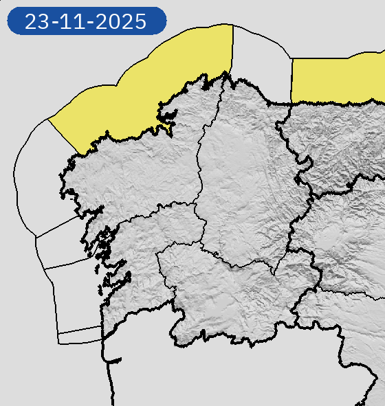 21/11 00:00 AVISOS PASADO MAÑANA | Galicia: costeros. Nivel máximo de aviso: amarillo.
Actualizaciones en aemet.es/es/eltiempo/pr…