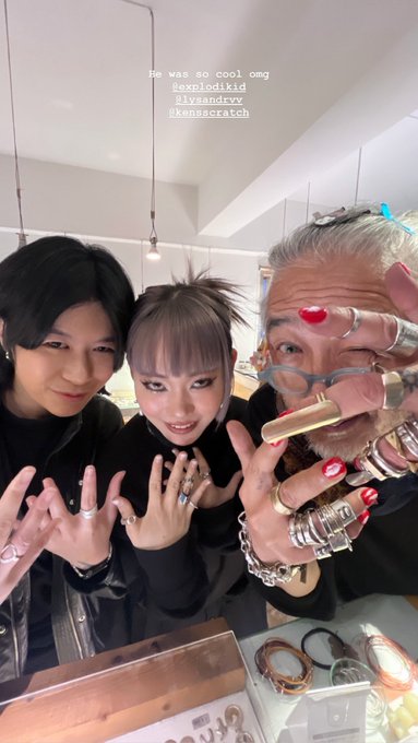 kensscratch ring カニ シルバーの少し動きのあるカチャリング kensscratch 渋谷 shibuya