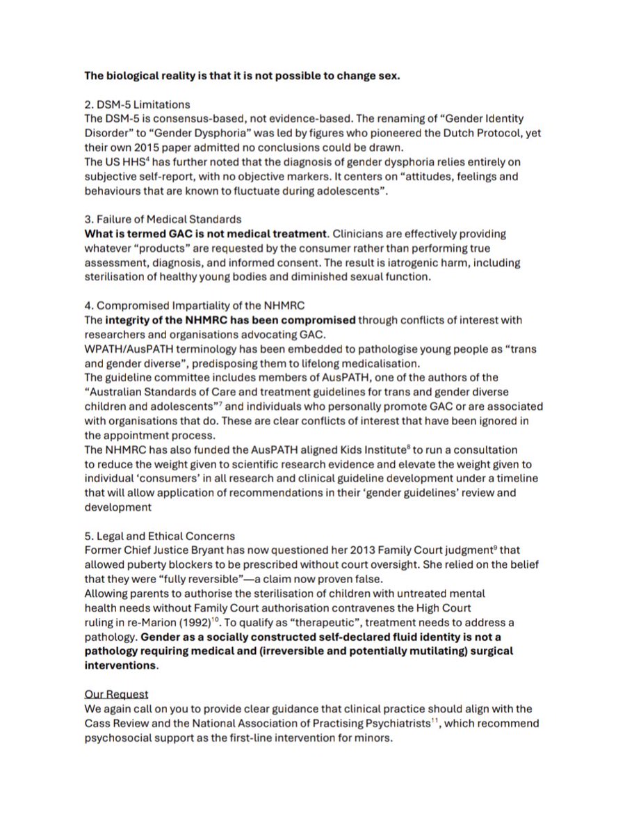 WomenSpeakTas's tweet image. 🚨 The Australia Doctors Federation is calling for a Royal Commission into Gender Affirming Model

Read their Open Letter @Mark_Butler_MP