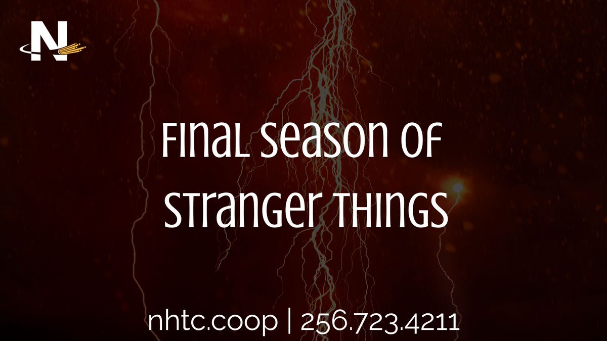 NHTCoop's tweet image. 👾 The final season of Stranger Things is almost here! Are you ready to head back to Hawkins one last time?🚲 Make sure your Wi-Fi can keep up - no lag allowed in the Upside Down. 😉

#StrangerThings #Final Season #NewHopeAL #GrantAL #OwensCrossRoadsAL #HamptonCoveAL #GurleyAL