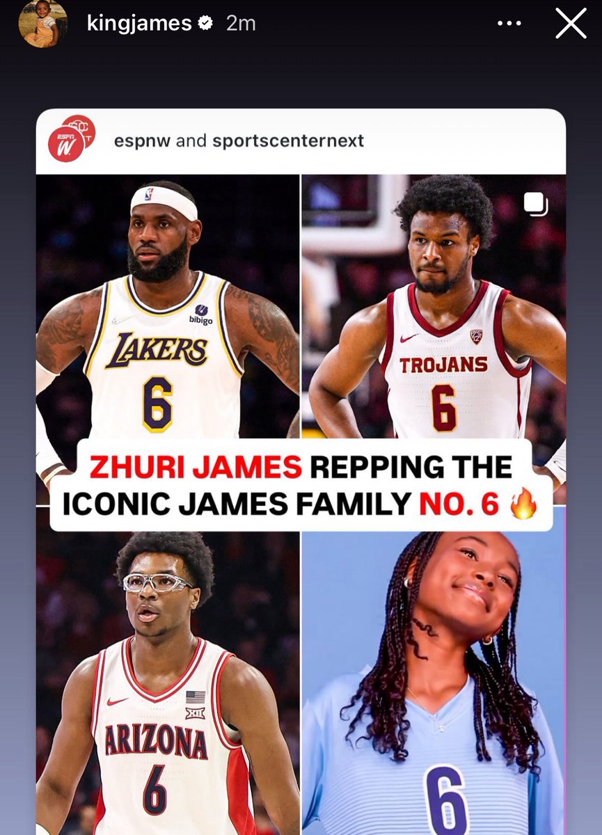 Lebron shared this on his IG story

LEGACY