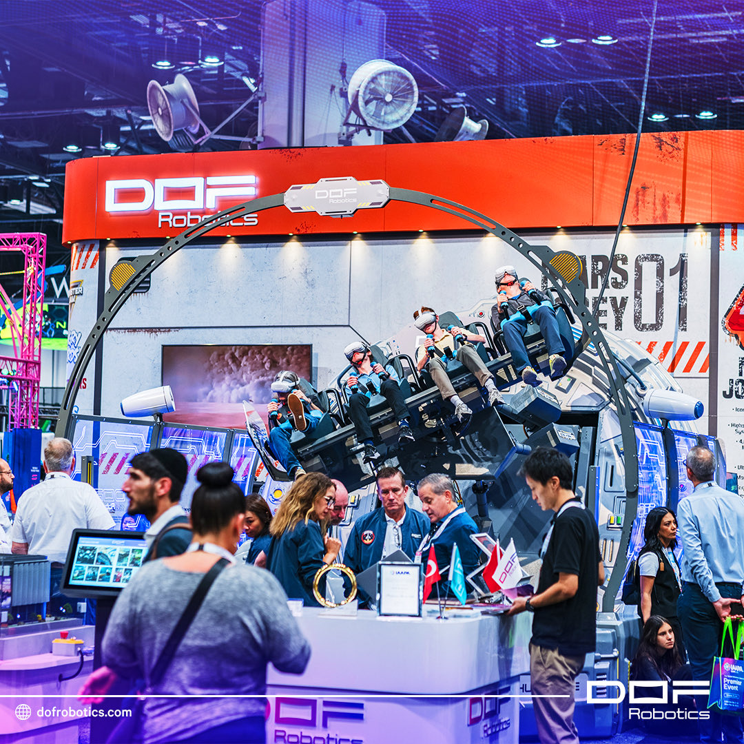 dofrobotics's tweet image. ✨ What a Day 3 at IAAPA Expo 2025! 

Today’s strong interest and continuous interaction kept the pace high and added excitement to the day.

As we move into the final day, our team remains energized, focused, and ready to welcome you for more conversations and new opportunities.…