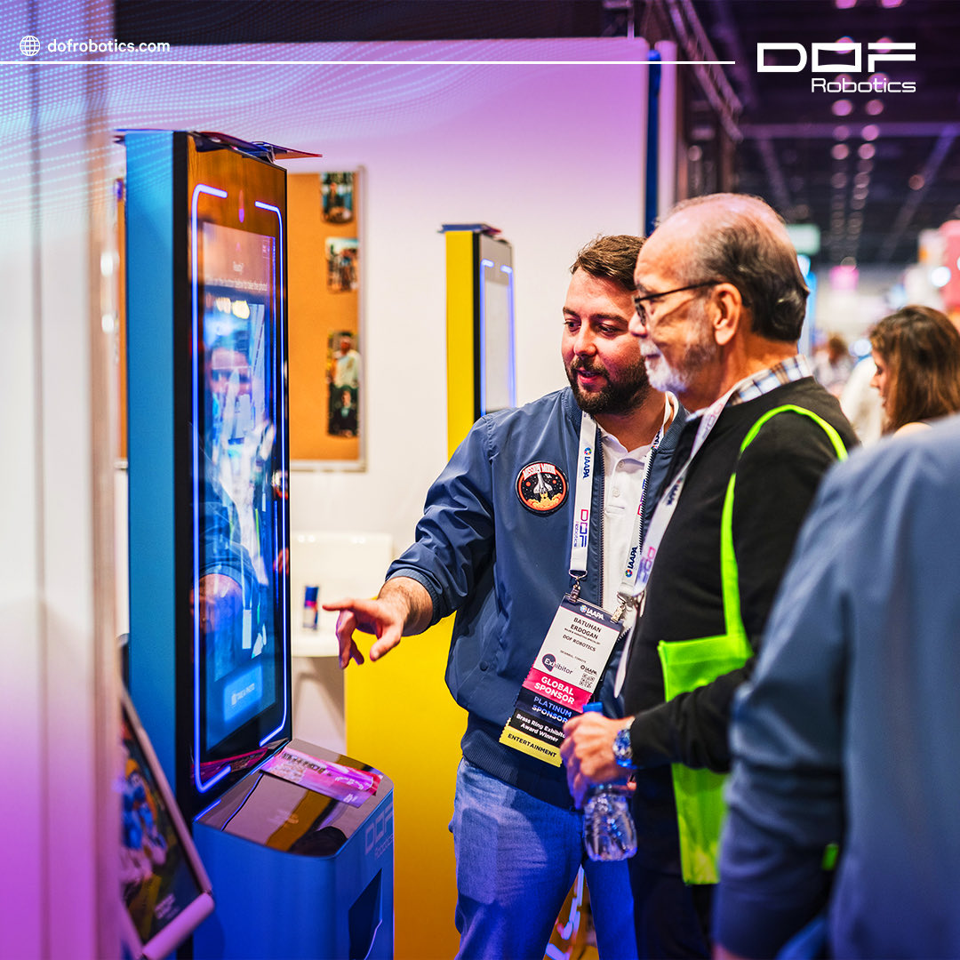 dofrobotics's tweet image. ✨ What a Day 3 at IAAPA Expo 2025! 

Today’s strong interest and continuous interaction kept the pace high and added excitement to the day.

As we move into the final day, our team remains energized, focused, and ready to welcome you for more conversations and new opportunities.…